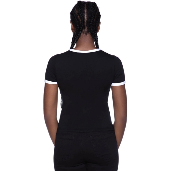 Killstar No Fairytale Ringer Top NWT - Picture 2 of 3